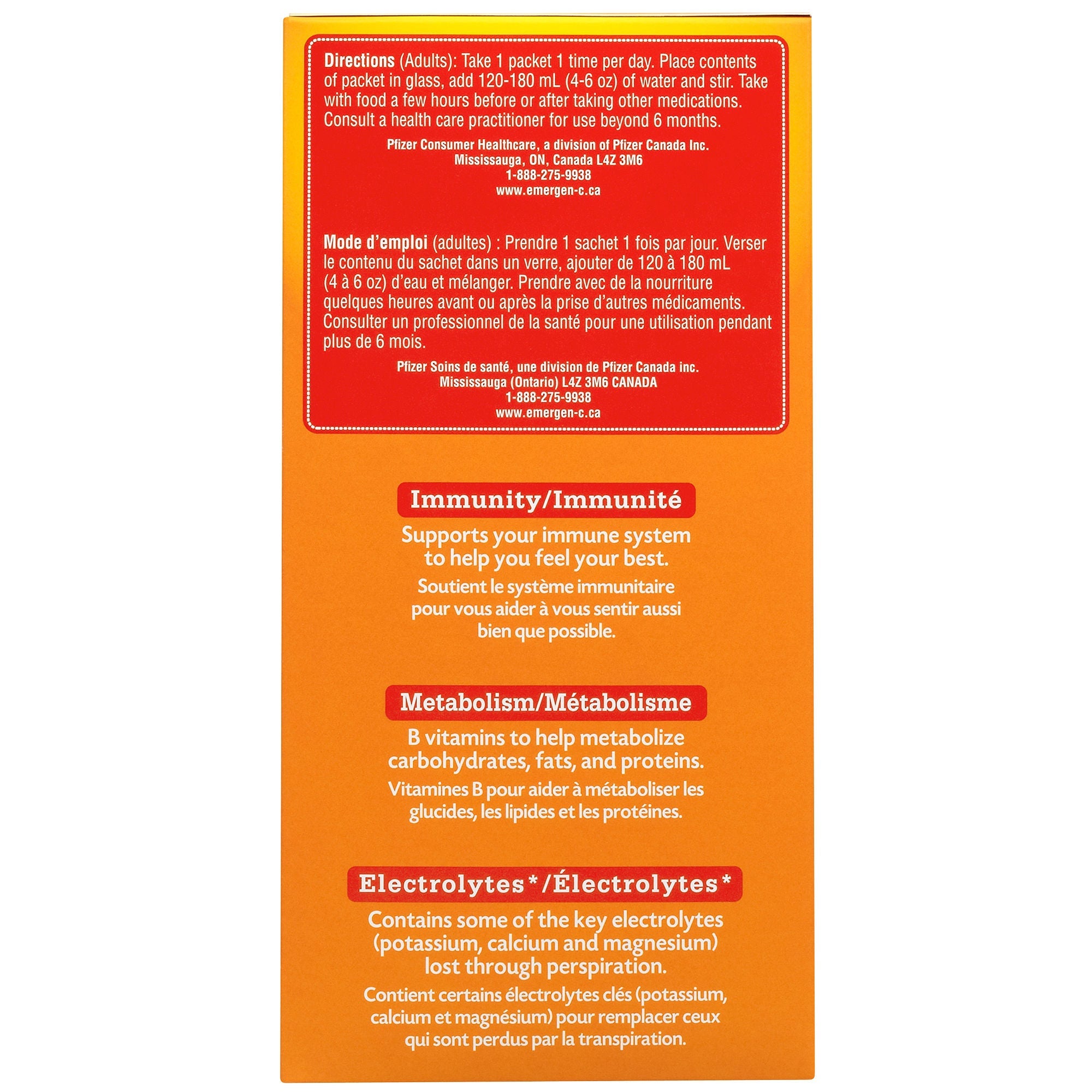 Emergen-C Super Orange 維他命C 1000mg 電解質沖劑 (30包 x 3盒) 產品圖片 3