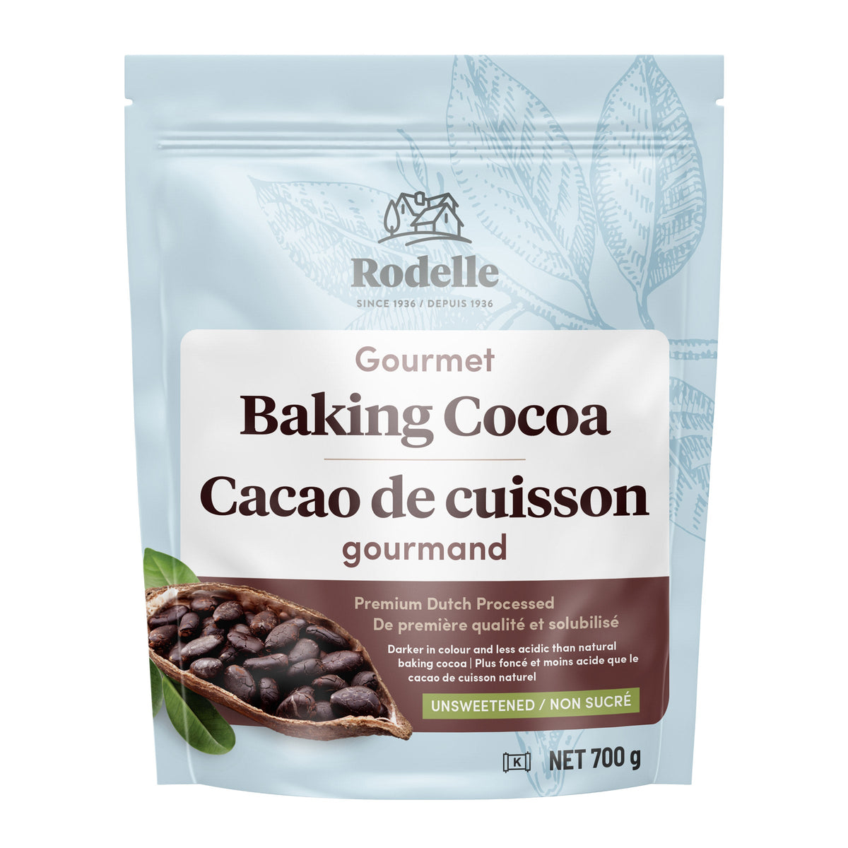Rodelle 無糖荷蘭式鹼化烘焙可可粉 (700g) 產品圖片 1