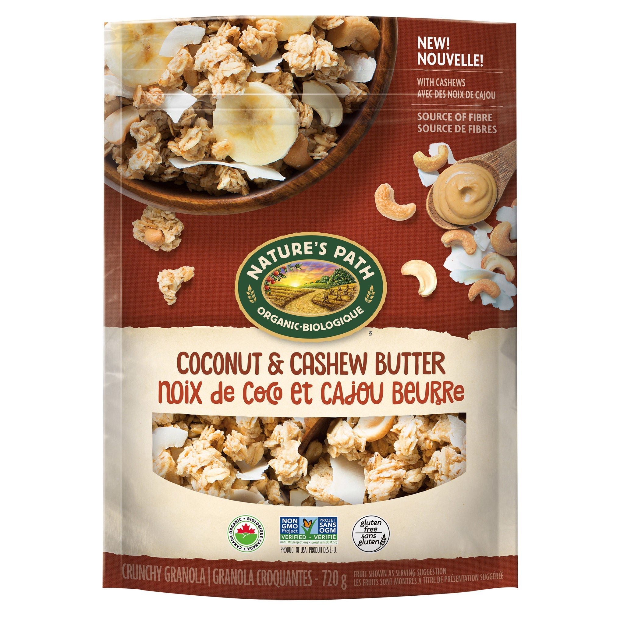 Nature's Path 有機椰子腰果醬 Granola 全穀燕麥脆脆 (720g) 產品圖片 1