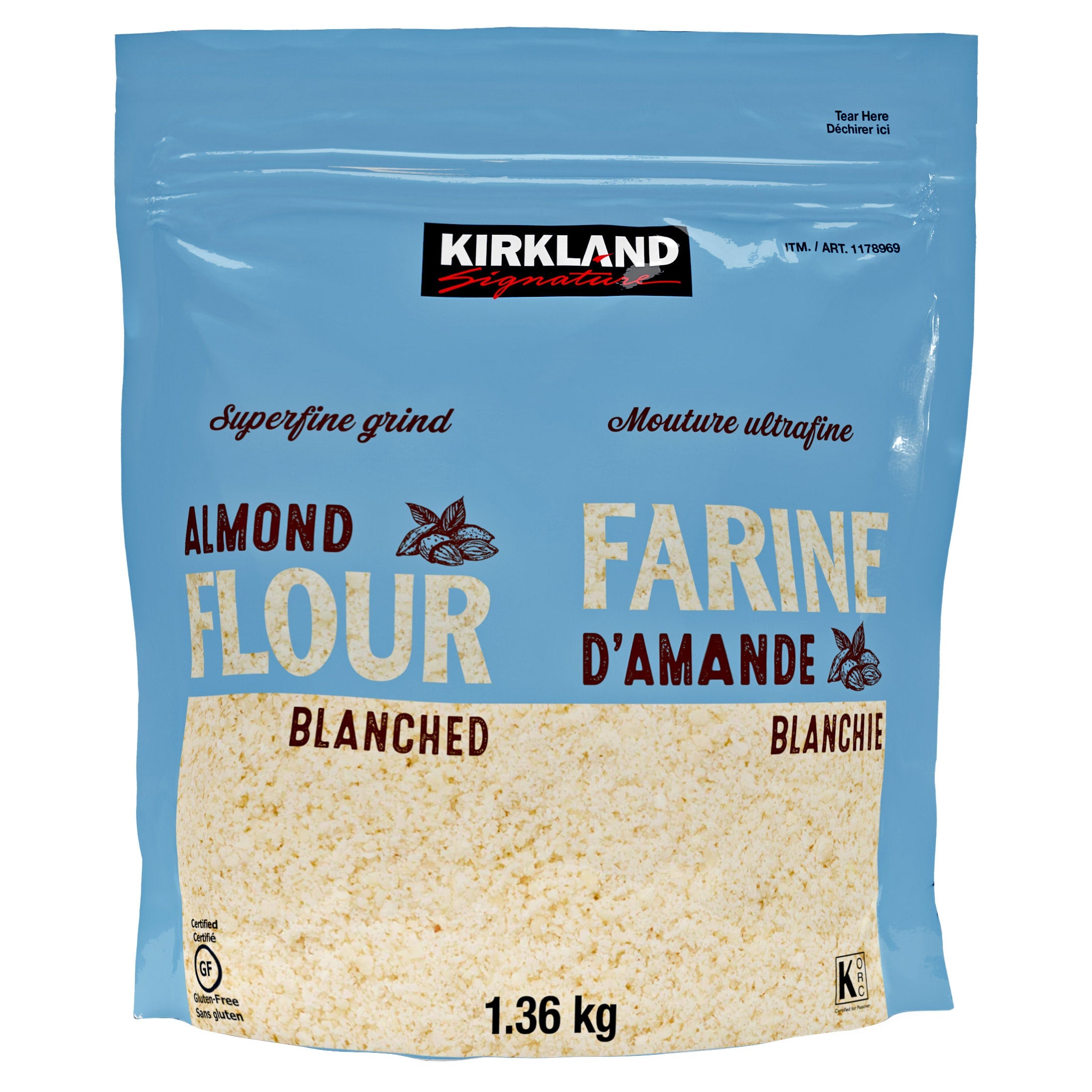 Kirkland Signature 超幼磨去皮杏仁粉 無麩質 (1.36kg) 產品圖片 1