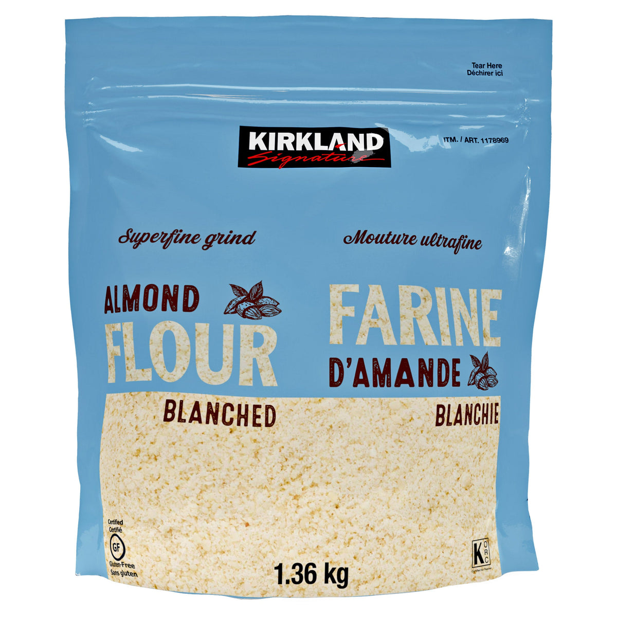 Kirkland Signature 超幼磨去皮杏仁粉 無麩質 (1.36kg) 產品圖片 1