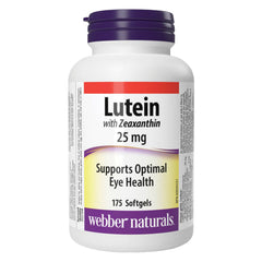 Webber Naturals 葉黃素 25mg + 玉米黃素 5mg 軟膠囊 (175粒) 產品圖片 1