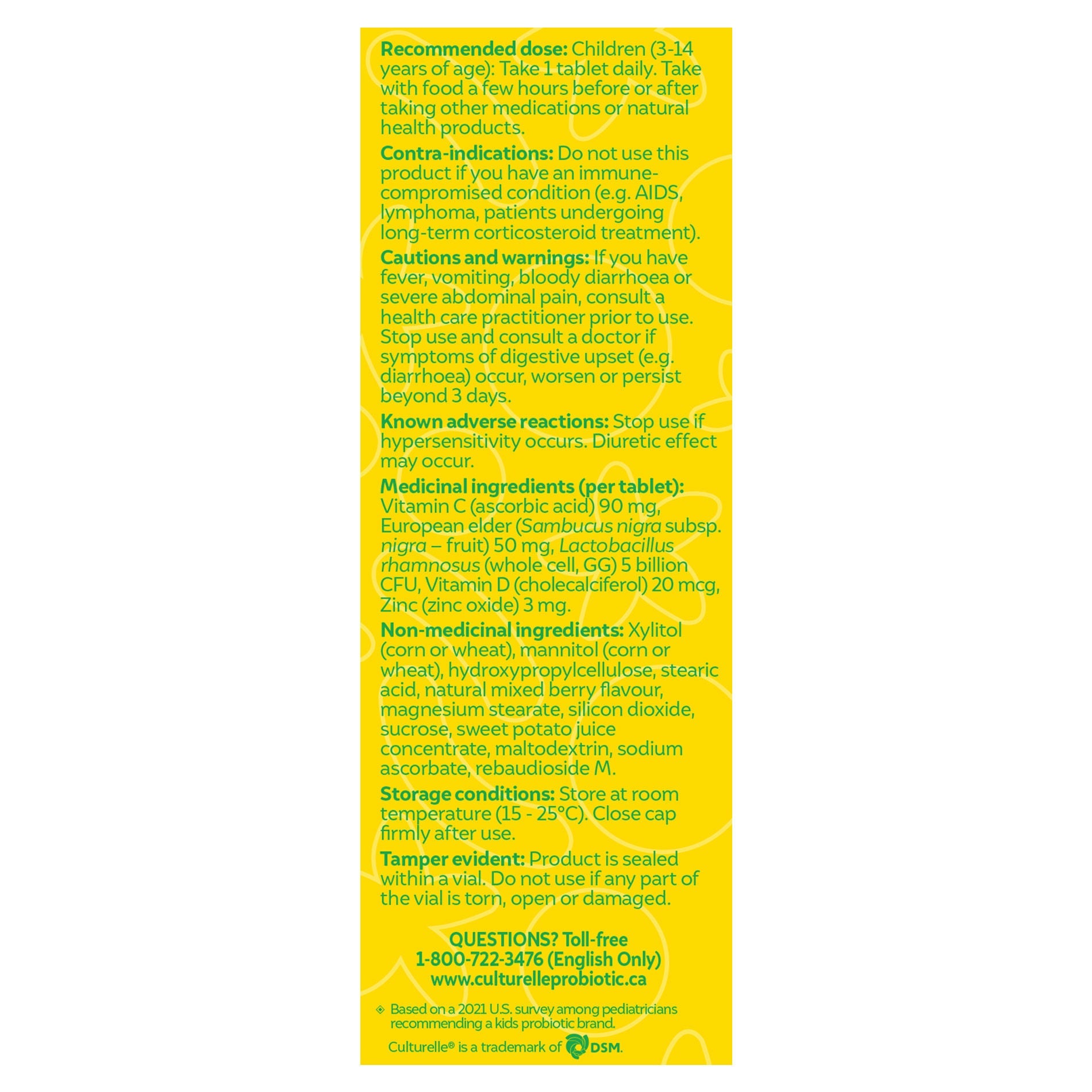 Culturelle Kids 兒童免疫防護益生菌咀嚼片 (30片 x 2盒) 產品圖片 2