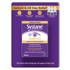 Systane Complete 全方位乾眼潤滑滴眼液 (10mL x 3樽) 產品圖片 1