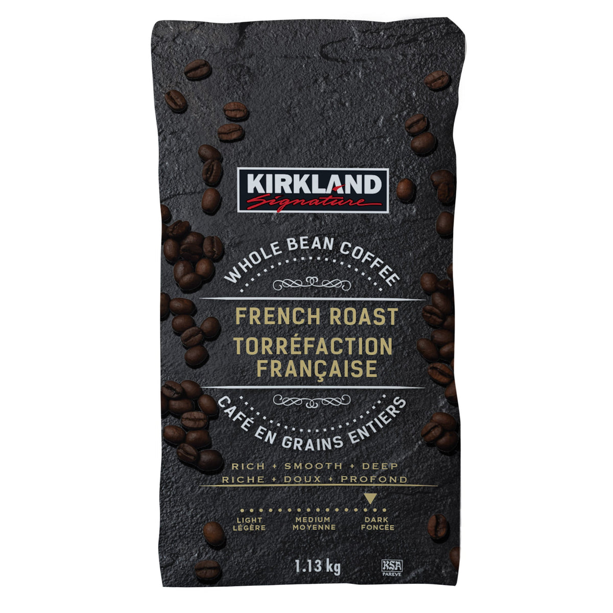 Kirkland Signature French Roast 法式深焙原粒咖啡豆 (1.13kg) 產品圖片 1