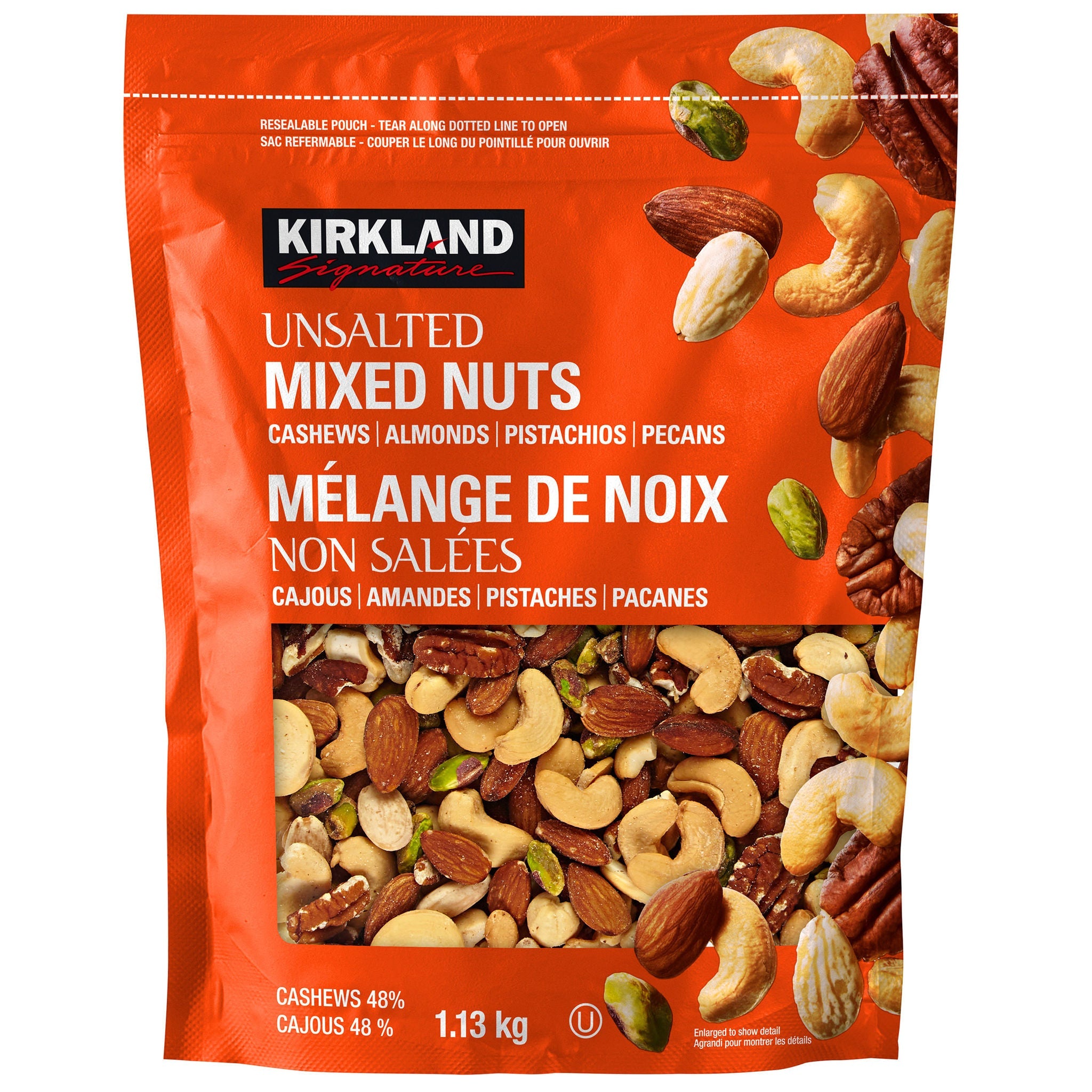 Kirkland Signature 烘焙無鹽雜錦果仁 腰果杏仁開心果碧根果 (1.13kg) 產品圖片 1