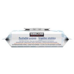 Kirkland Signature 無香可沖式濕紙巾｜植物纖維 (64片 x 10包｜共640片) 產品圖片 4