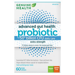 Genuine Health Advanced Gut Health 500億益生菌純素膠囊 (60粒) 產品圖片 1