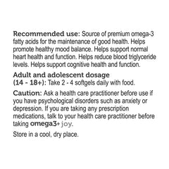 Genuine Health joy omega3+ 高濃度魚油 EPA 500mg + DHA 250mg (240粒) 產品圖片 3