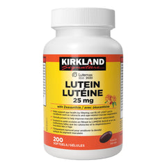 Kirkland Signature 葉黃素 25mg + 玉米黃素軟膠囊 (200粒) 產品圖片 1