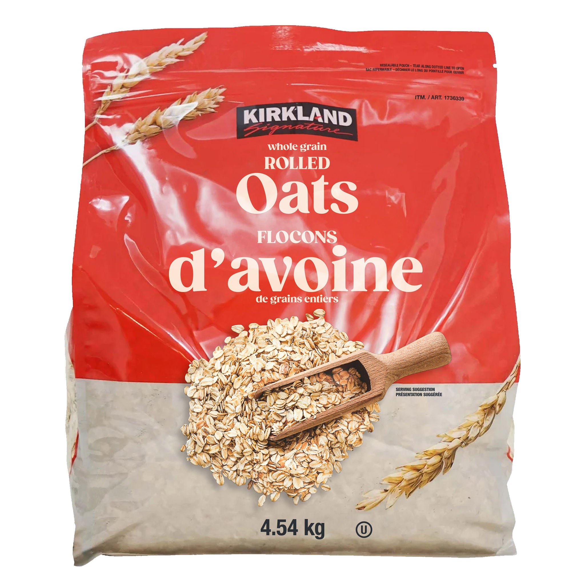 Kirkland Signature 全穀原片燕麥 大包裝 (4.54kg) 產品圖片 1