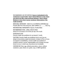 天然蜂膠喉嚨噴霧 (無酒精配方) 30ml x 3支 | 海外代購