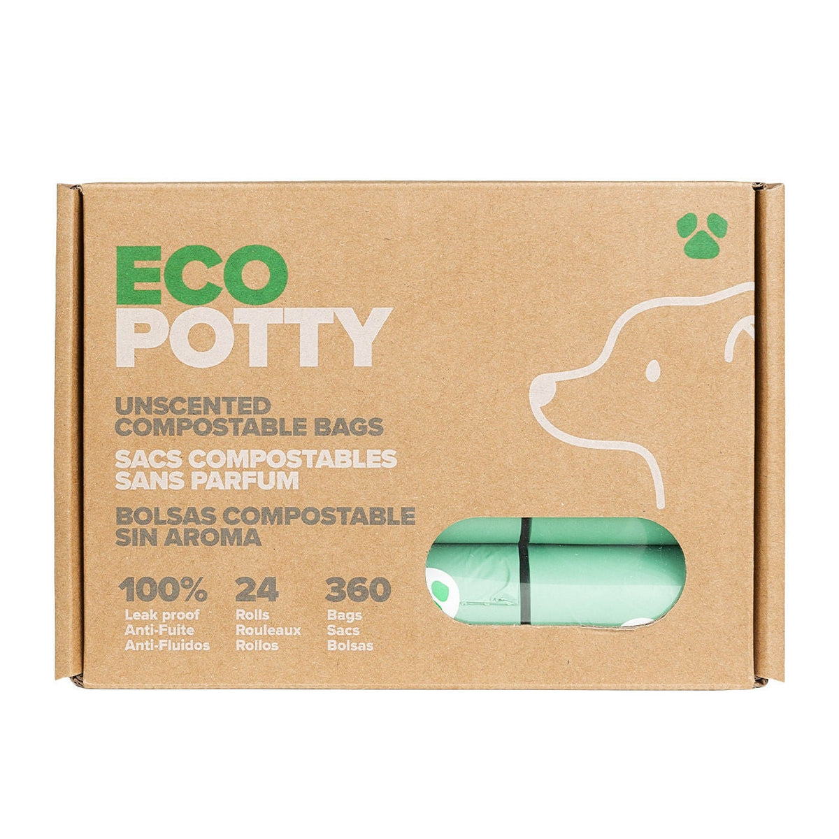 ECO POTTY 可堆肥寵物便便袋 (360個) 產品圖片 1