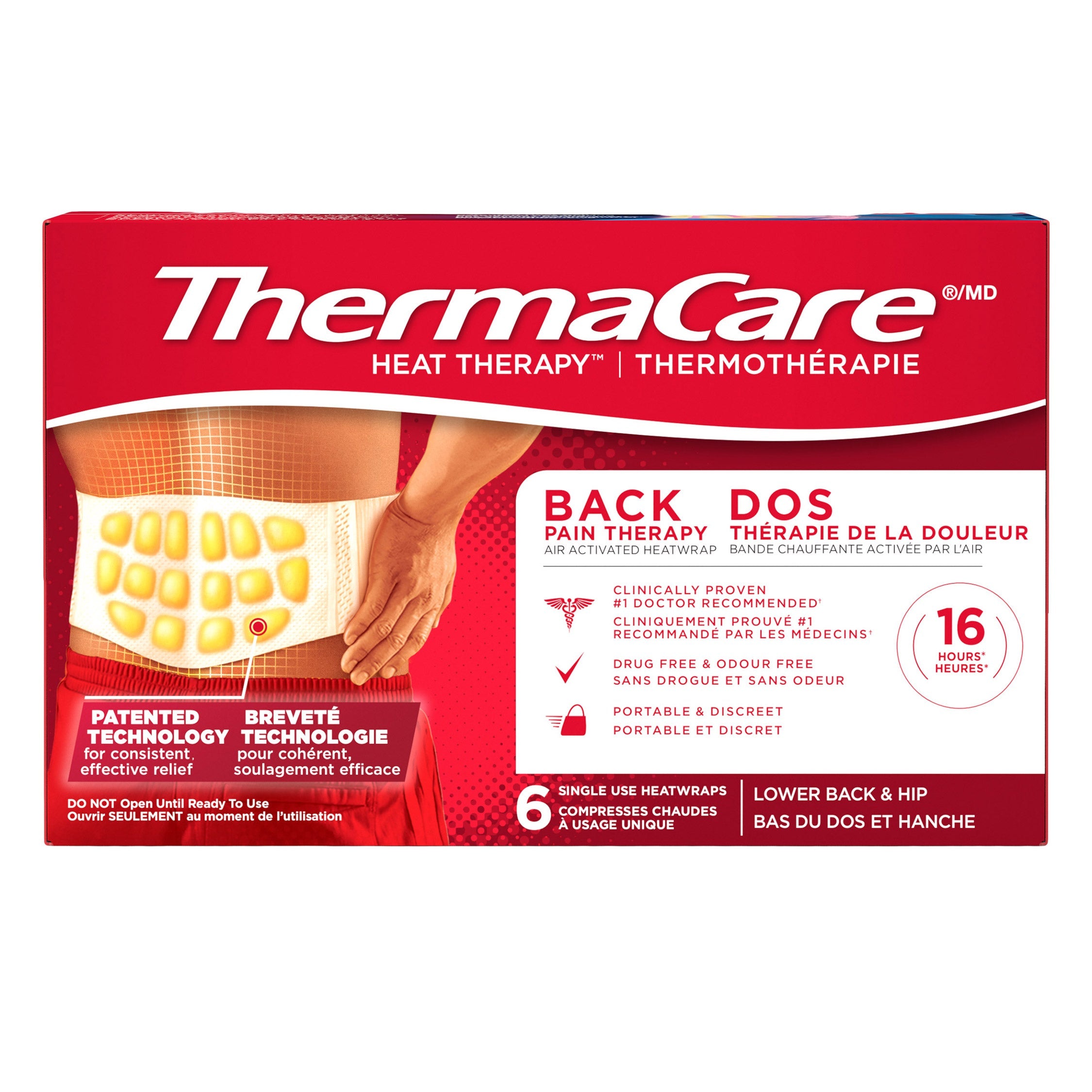 ThermaCare Advanced 背部熱敷止痛貼 (6片) 產品圖片 2