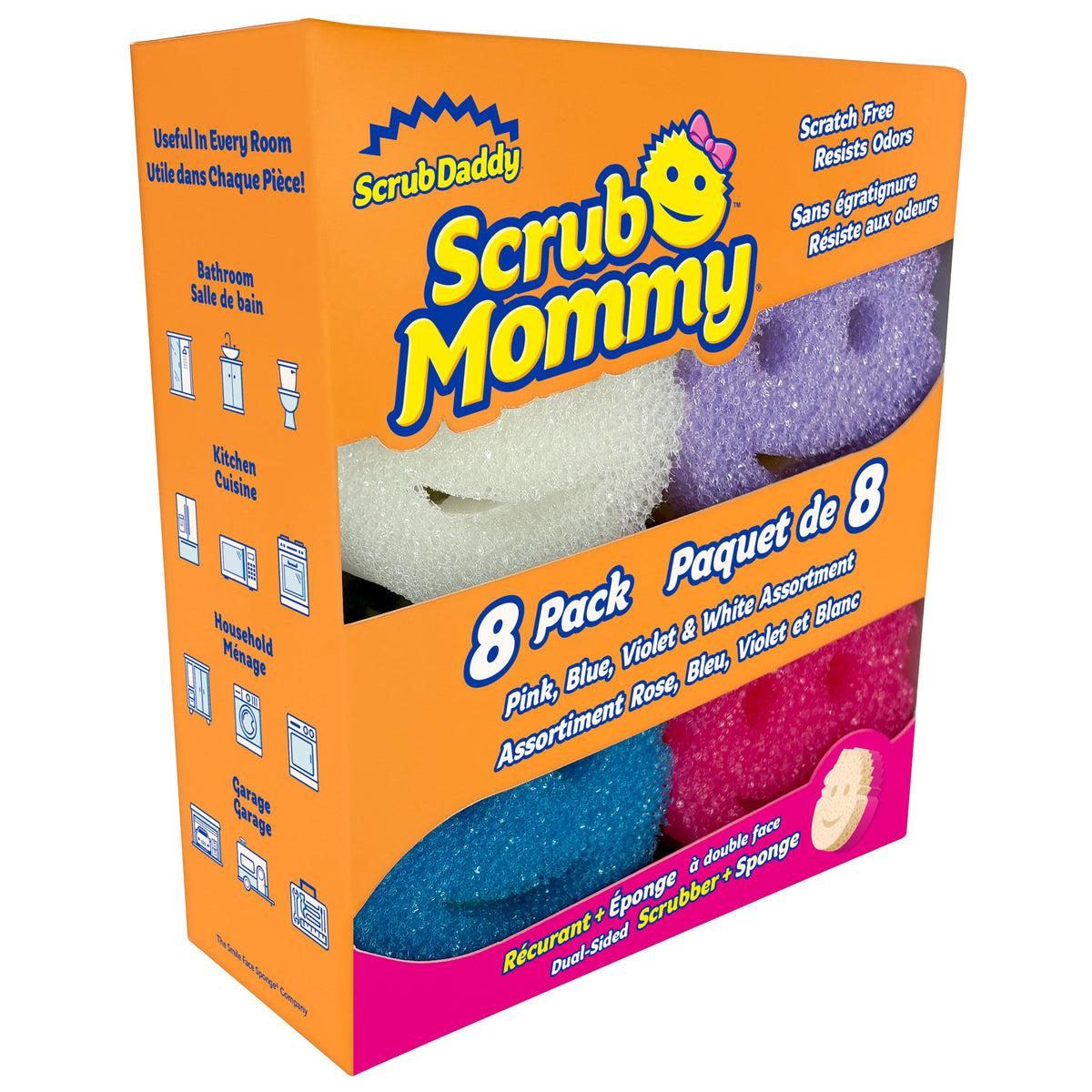 Scrub Mommy 雙面溫控清潔海綿 (8件裝) 產品圖片 1