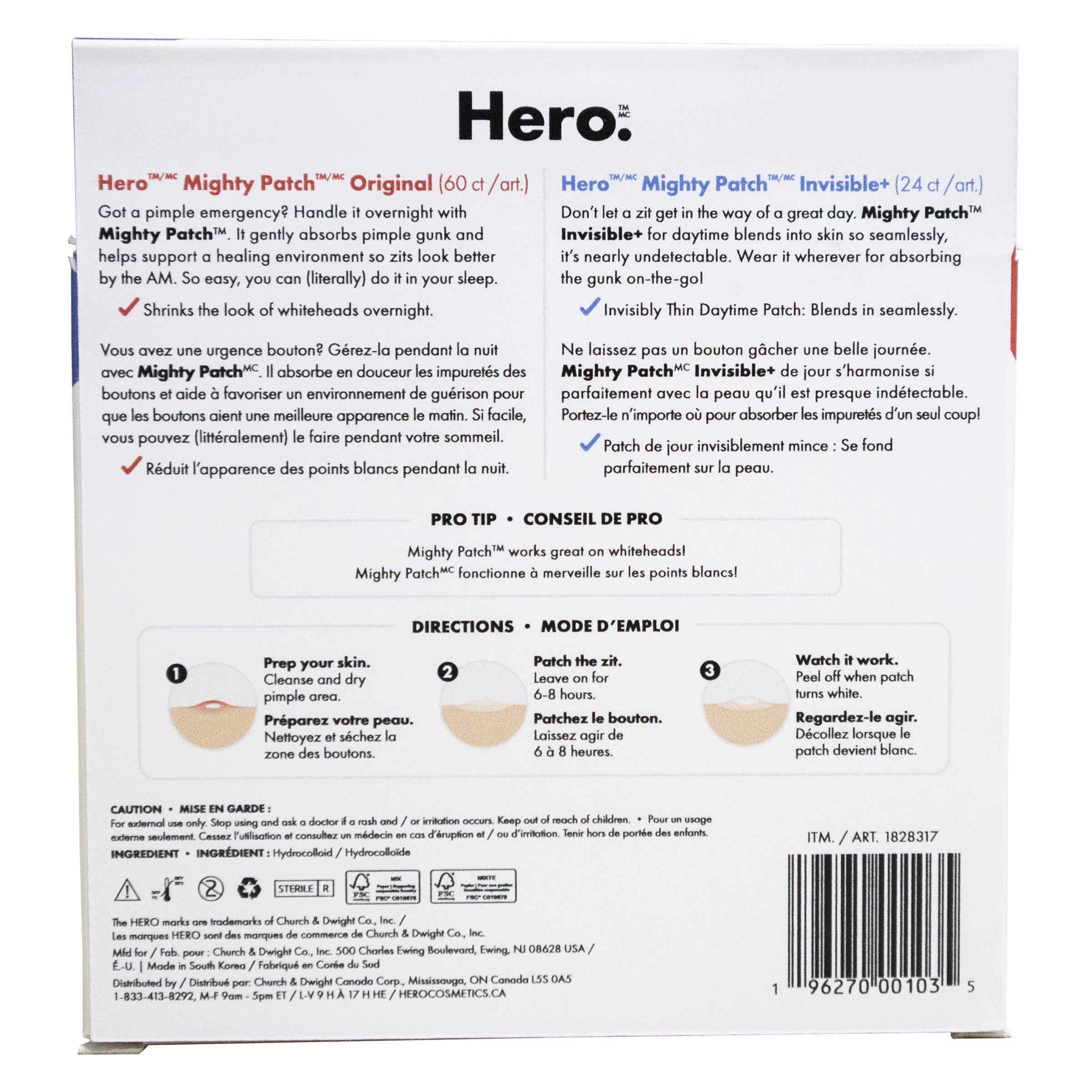 Hero Mighty Patch 暗瘡修護貼 Original + Invisible+ (84片) 產品圖片 3