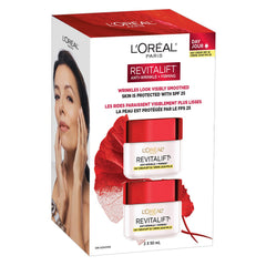 L'Oréal Paris Revitalift 抗皺緊緻日霜 SPF 25 (50mL x 2罐) 產品圖片 1