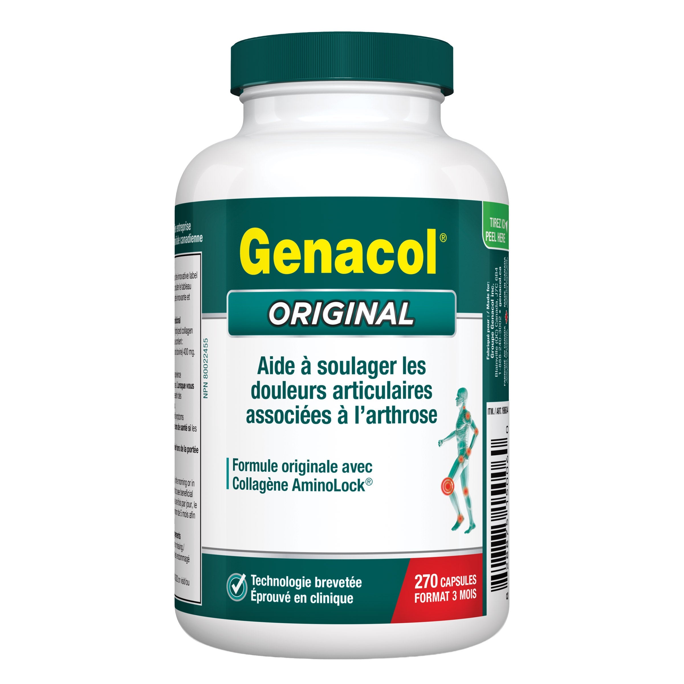 Genacol Original 原味水解膠原蛋白膠囊 (270粒) 產品圖片 3