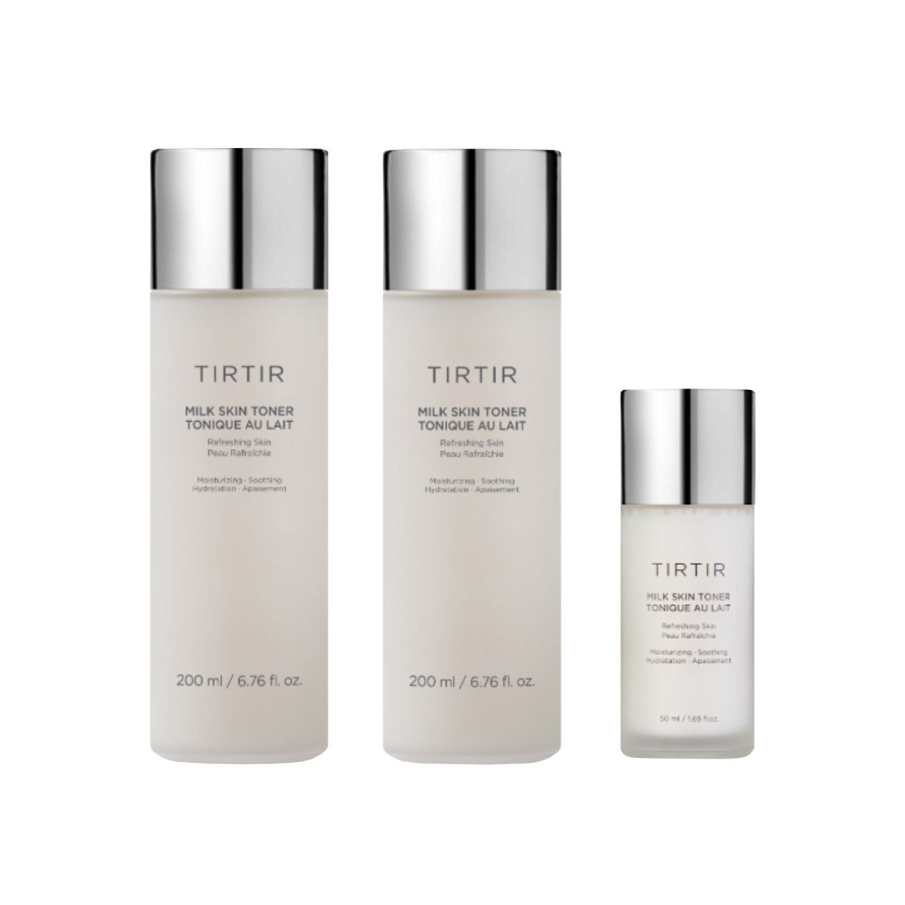 TIRTIR Milk Skin Toner 牛奶保濕爽膚水套裝 (200mL x 2 + 50mL) 產品圖片 2