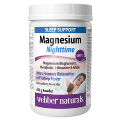 Webber Naturals Magnesium Nighttime 鎂 + 褪黑激素安睡粉 (636g) 產品圖片 1