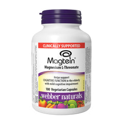 Webber Naturals Magtein® L-蘇糖酸鎂素食膠囊 (100粒) 產品圖片 1