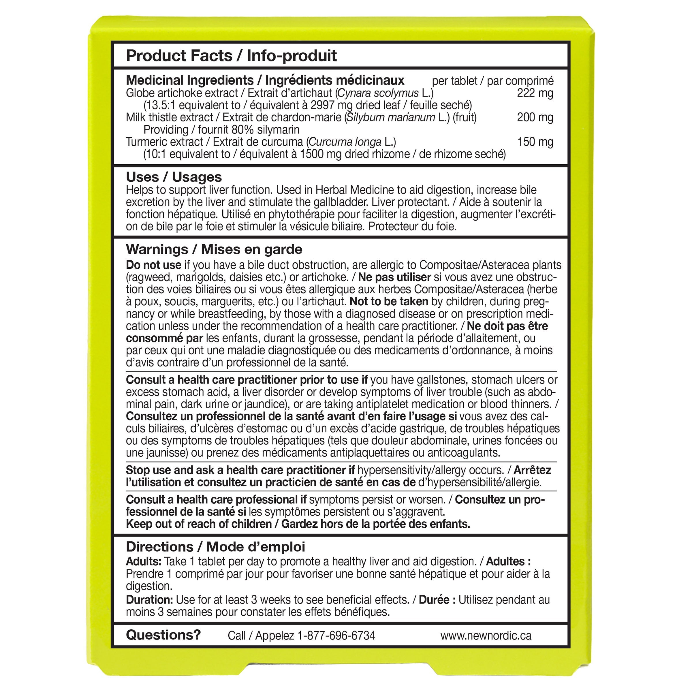 New Nordic New Nordic Active Liver, 3 x 30 Tablets 產品圖片 2
