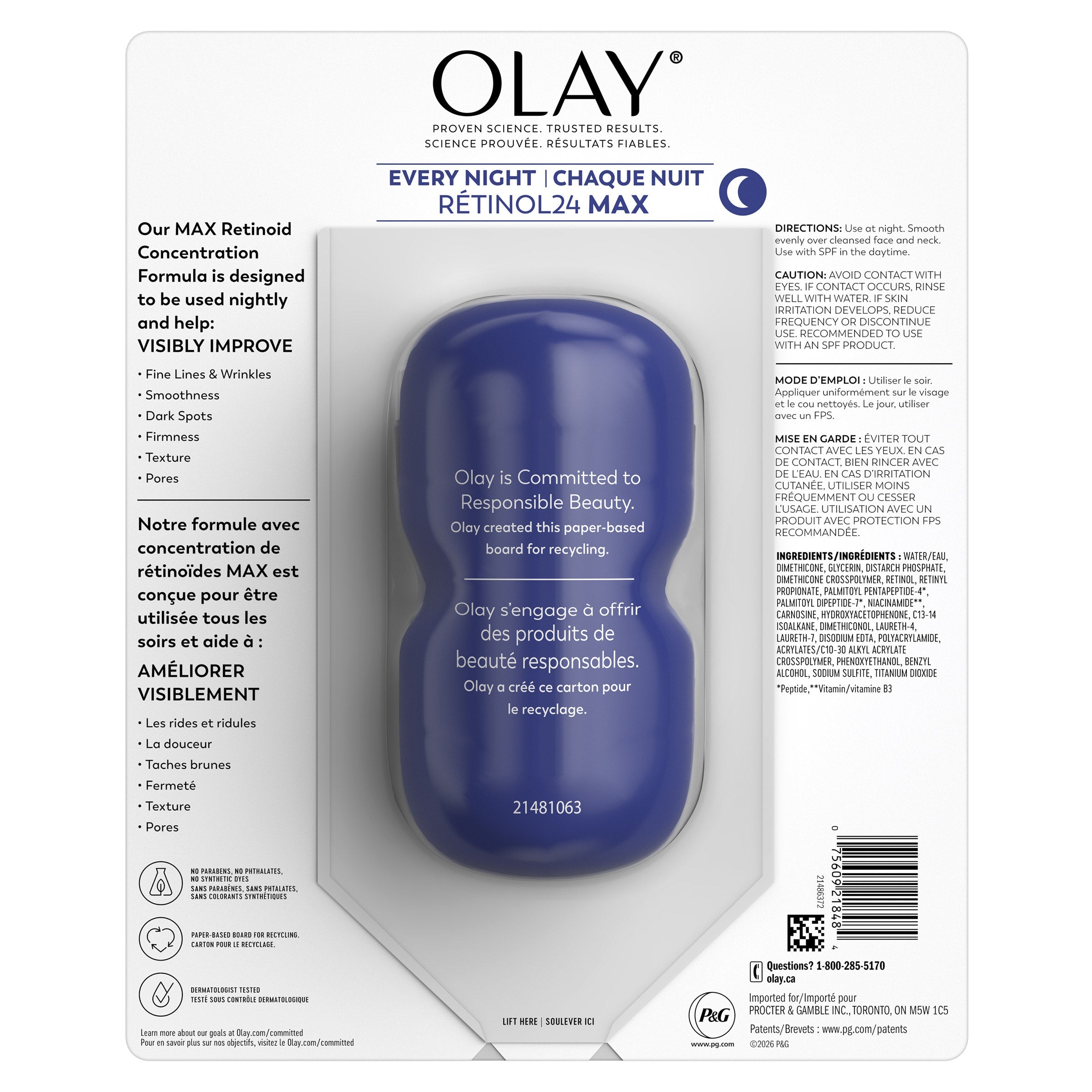 Olay Retinol24 MAX 視黃醇晚霜 (50mL x 2罐) 產品圖片 2