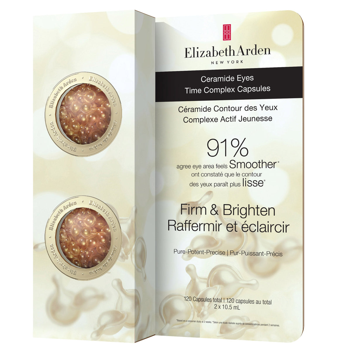 Elizabeth Arden Ceramide 眼部神經醯胺膠囊 (60粒 x 2盒) 產品圖片 1