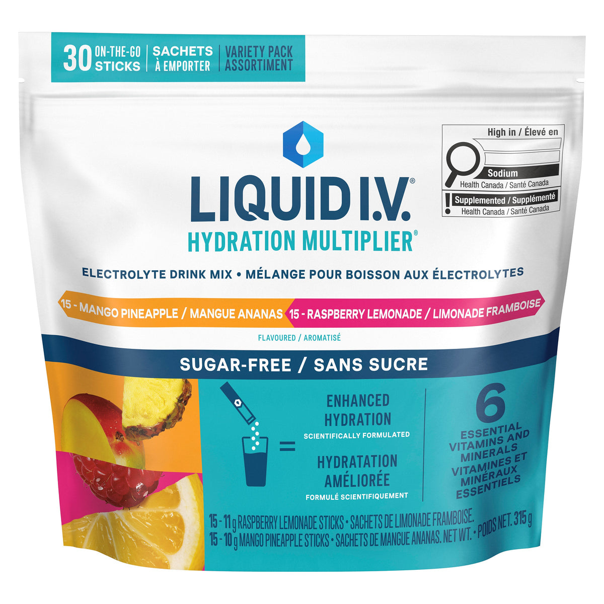 Liquid I.V. 無糖電解質沖劑 (30包) 產品圖片 1