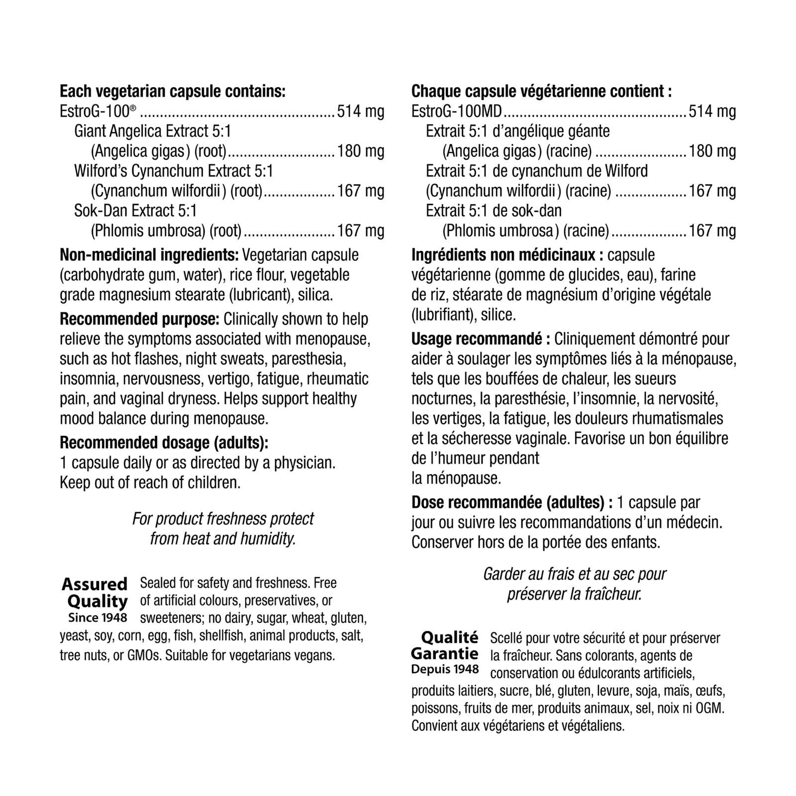 Webber Naturals 更年期多症狀舒緩配方 (70粒) 產品圖片 2