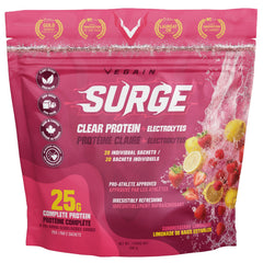 VEGAIN SURGE 透明蛋白電解質沖劑 夏日莓果檸檬味 (15g x 20包) 產品圖片 1