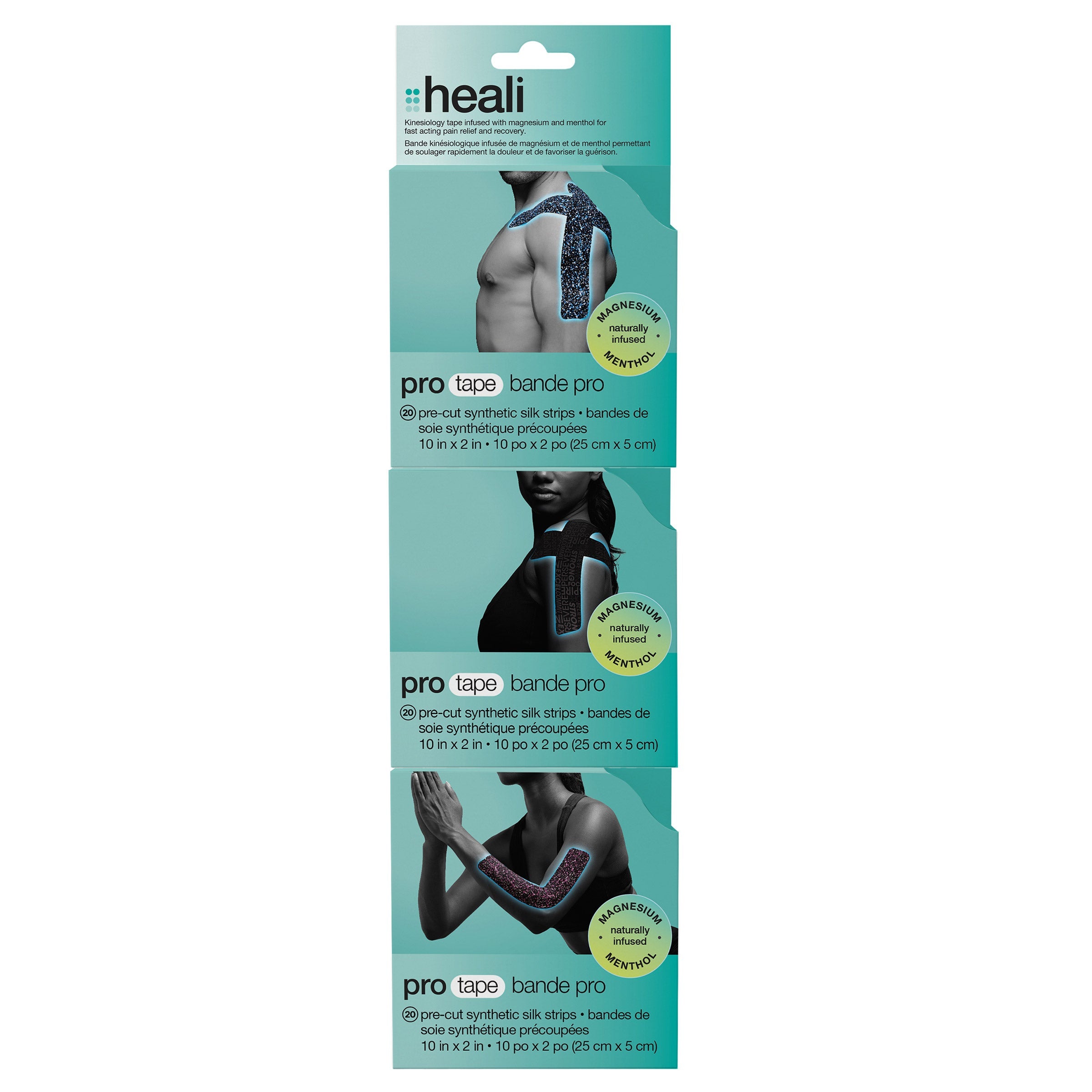 Heali Pro 運動肌貼｜鎂・薄荷配方 (20條 x 3卷) 產品圖片 1