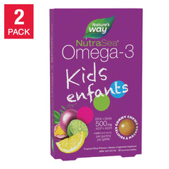 NutraSea 兒童Omega-3 熱帶柑橘味軟糖 (30粒 x 2包) 產品圖片 1