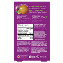 NutraSea 兒童Omega-3 熱帶柑橘味軟糖 (30粒 x 2包) 產品圖片 2