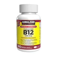 Kirkland Signature 維他命B12 1200mcg 櫻桃味舌下片 (360片) 產品圖片 1