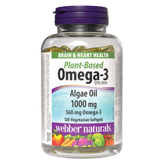 Webber Naturals 純素藻油Omega-3 軟膠囊 (120粒) 產品圖片 1