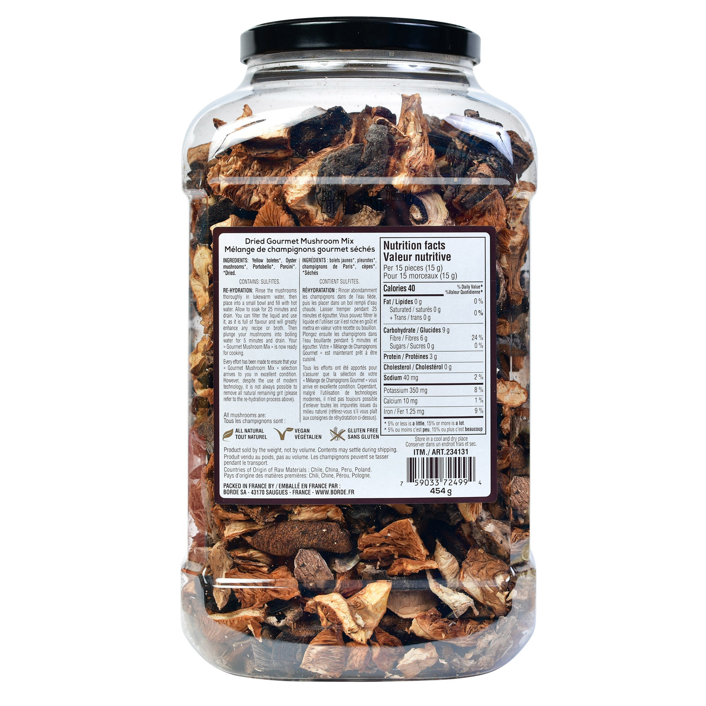 The Wild Mushroom Co. 法國乾野菌菇雜錦 無麩質純素 (454g) 產品圖片 2