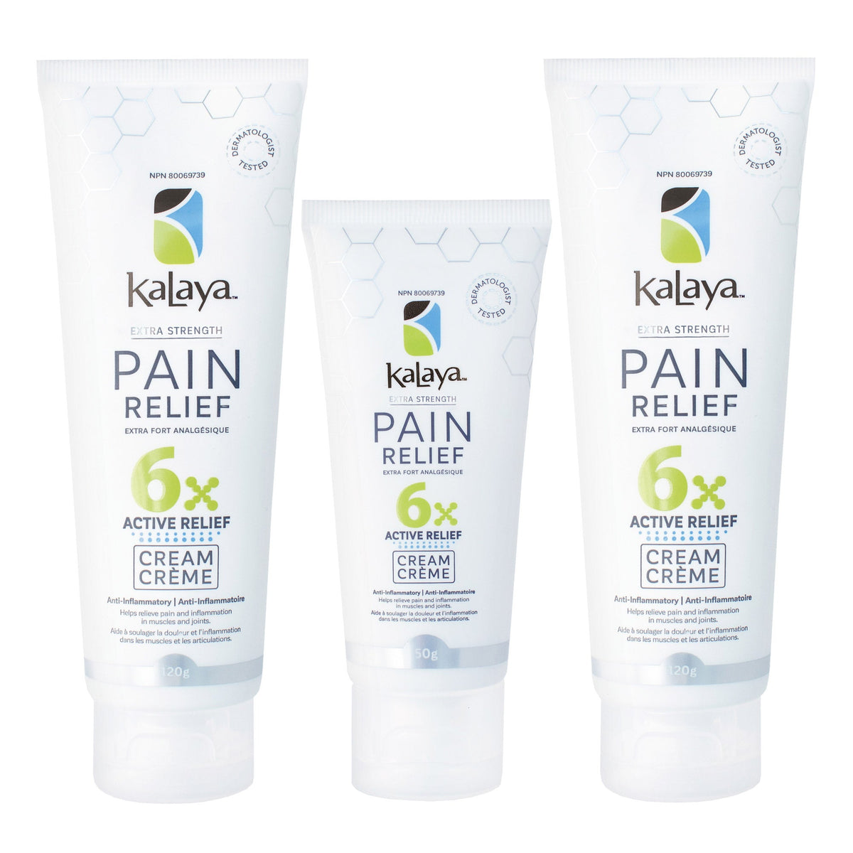 KaLaya KaLaya 6x Extra Strength Pain Relief Cream, 2 x 120 g + 50 g 產品圖片 1