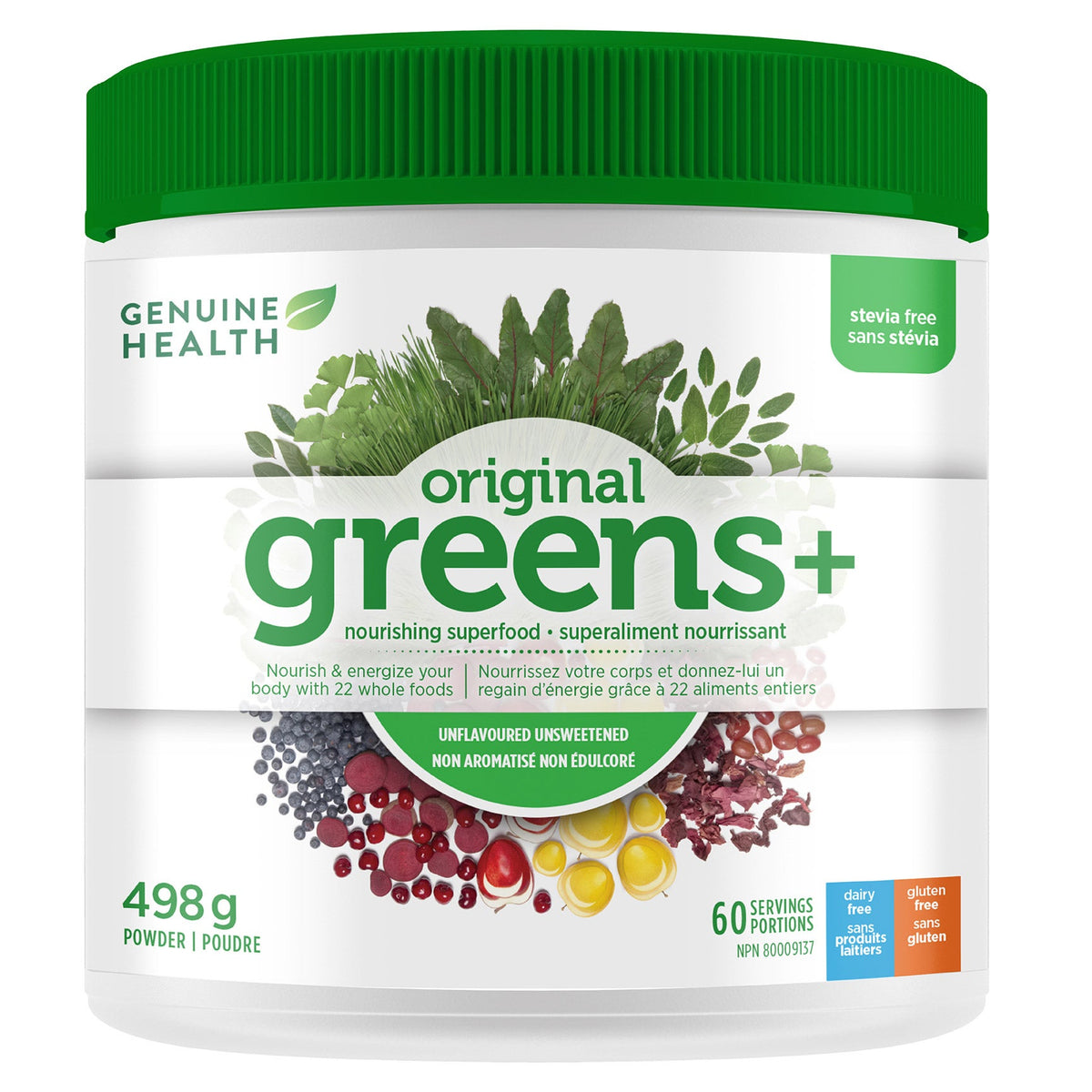 Genuine Health Genuine Health Original Greens Plus Unflavoured Unsweetened, 498 g 產品圖片 1