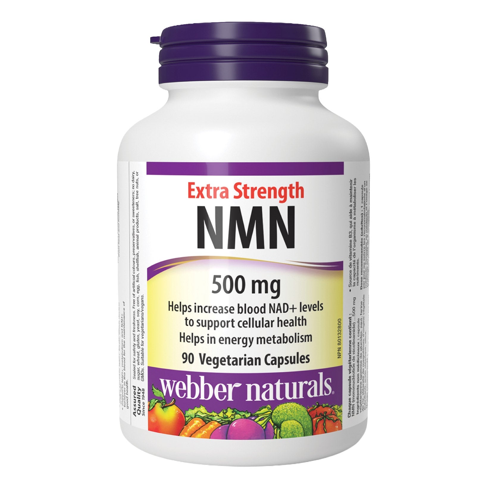 Webber Naturals NMN 500mg 素食膠囊 (90粒) 產品圖片 3