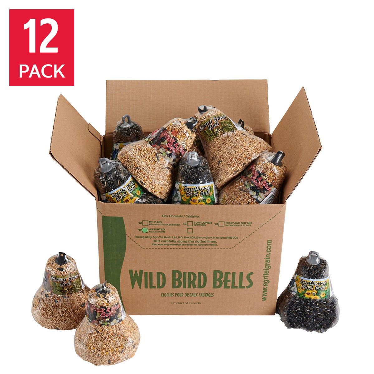 Agritel 野鳥種籽吊鐘雜錦 (12-pack) 產品圖片1