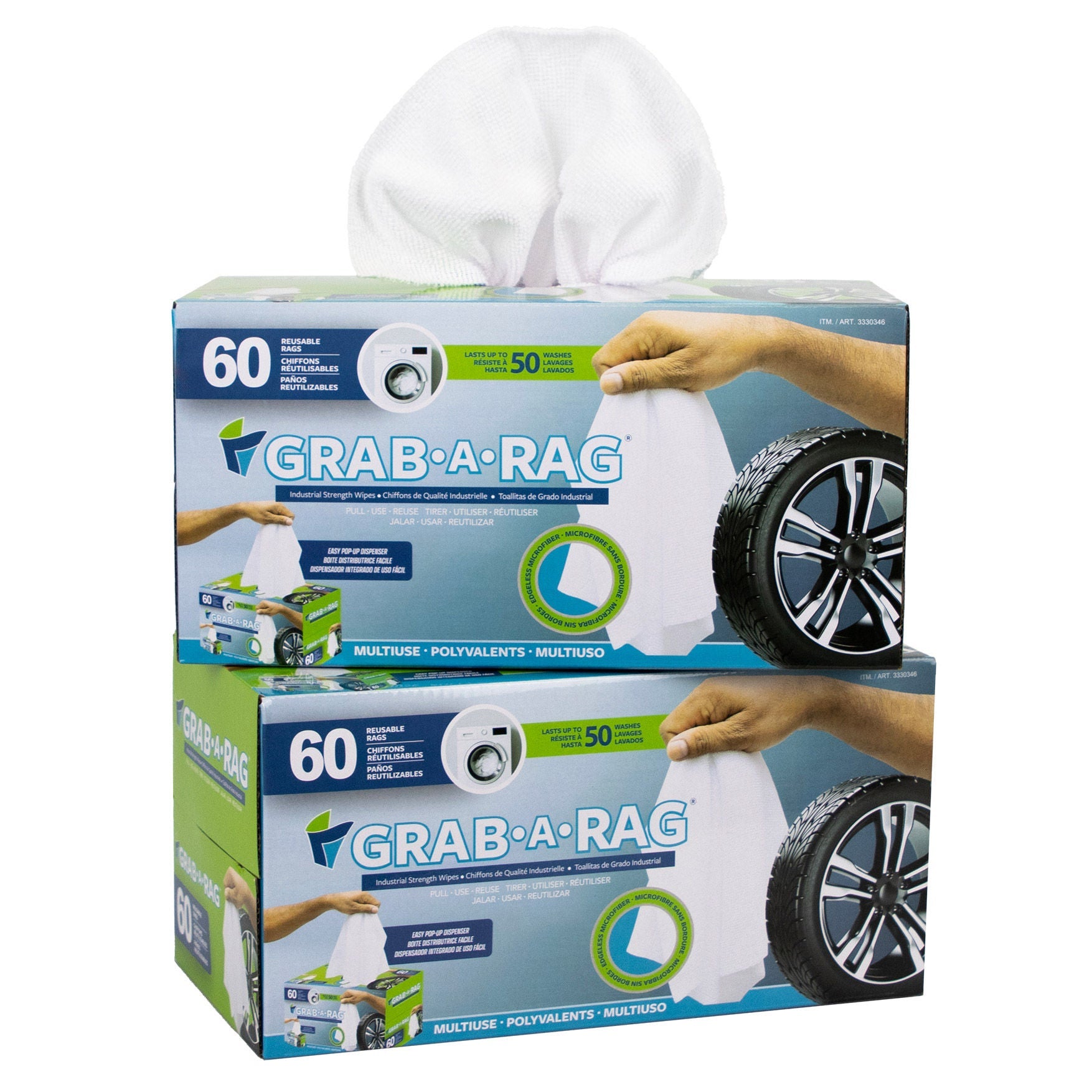 Grab A Rag 可重用超細纖維清潔布 (120-count) 產品圖片2