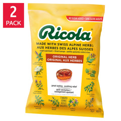 Ricola 瑞士原味香草無糖潤喉糖 (75粒 x 2袋) 產品圖片 1