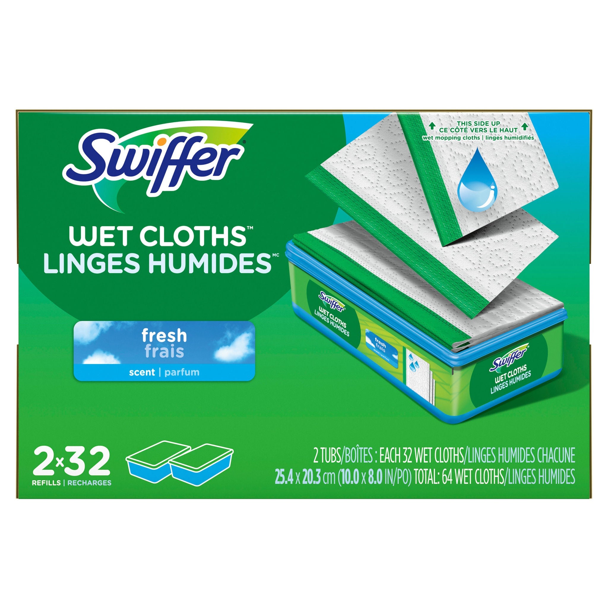 Swiffer 濕式拖地抹布補充裝 (64count) 產品圖片2