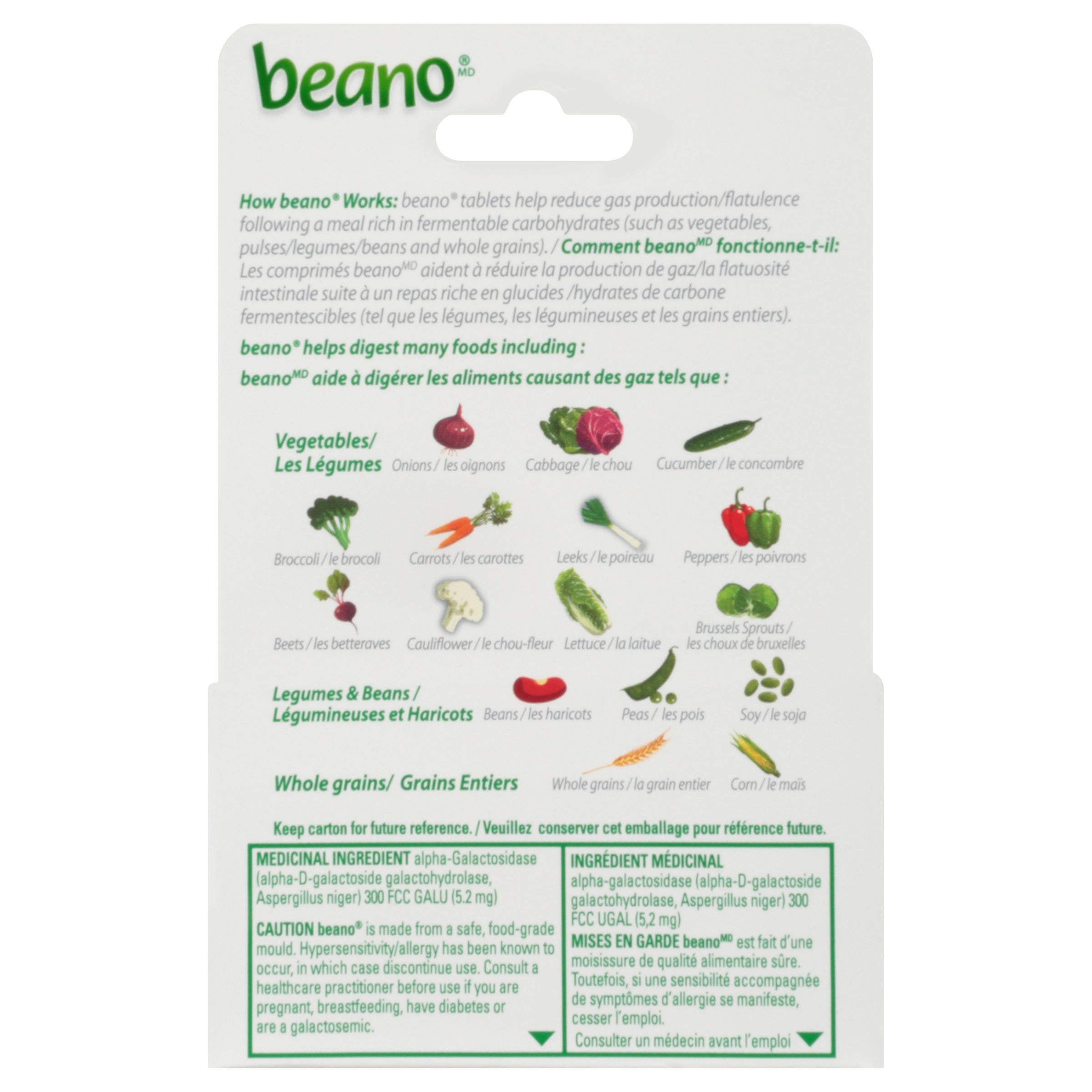 Beano Beano Alpha-Galactosidase Enzyme Tablets, 2 x 60 Tablets 產品圖片 3