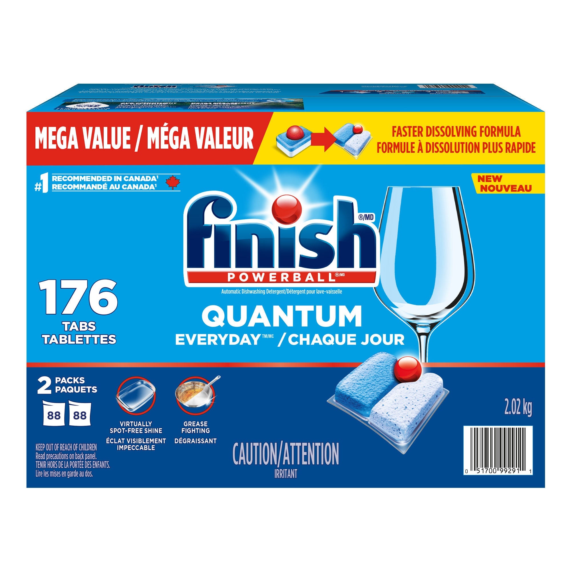 Finish Quantum Everyday 洗碗碟機清潔丸 (176粒) 產品圖片 1