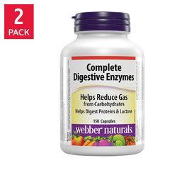 webber naturals webber naturals Complete Digestive Enzymes, 2 x 150 Capsules 產品圖片 1