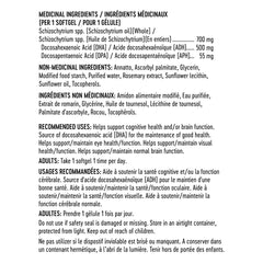 純素「救海」藻油 Omega-3 (高濃度 DHA) 180粒 | 海外代購