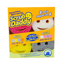 Scrub Daddy Special Edition Scrub Family 溫控清潔海綿 (8件裝) 產品圖片 1
