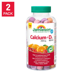 Jamieson 鈣 + 維他命D3 軟糖 (110粒 x 2樽) 產品圖片 1